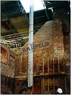 Einbau neuer Geschodecken mittels Stahltrgern und Holzausfachungen