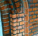 Komplette Sicherung und Sanierung einer Ziegelfassade