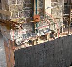 Notsicherung abgngigen Mauerwerkes