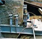 Abfangung von Gebudeteilen